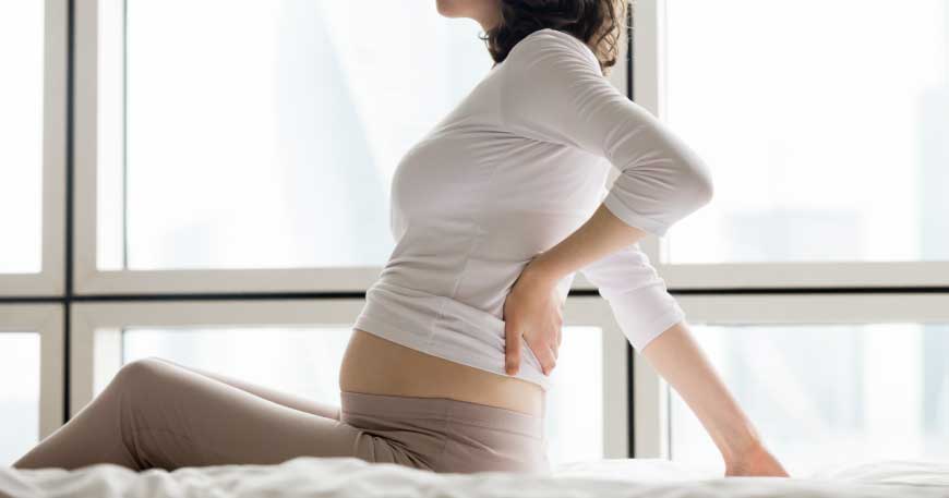 Dor nas costas na gravidez